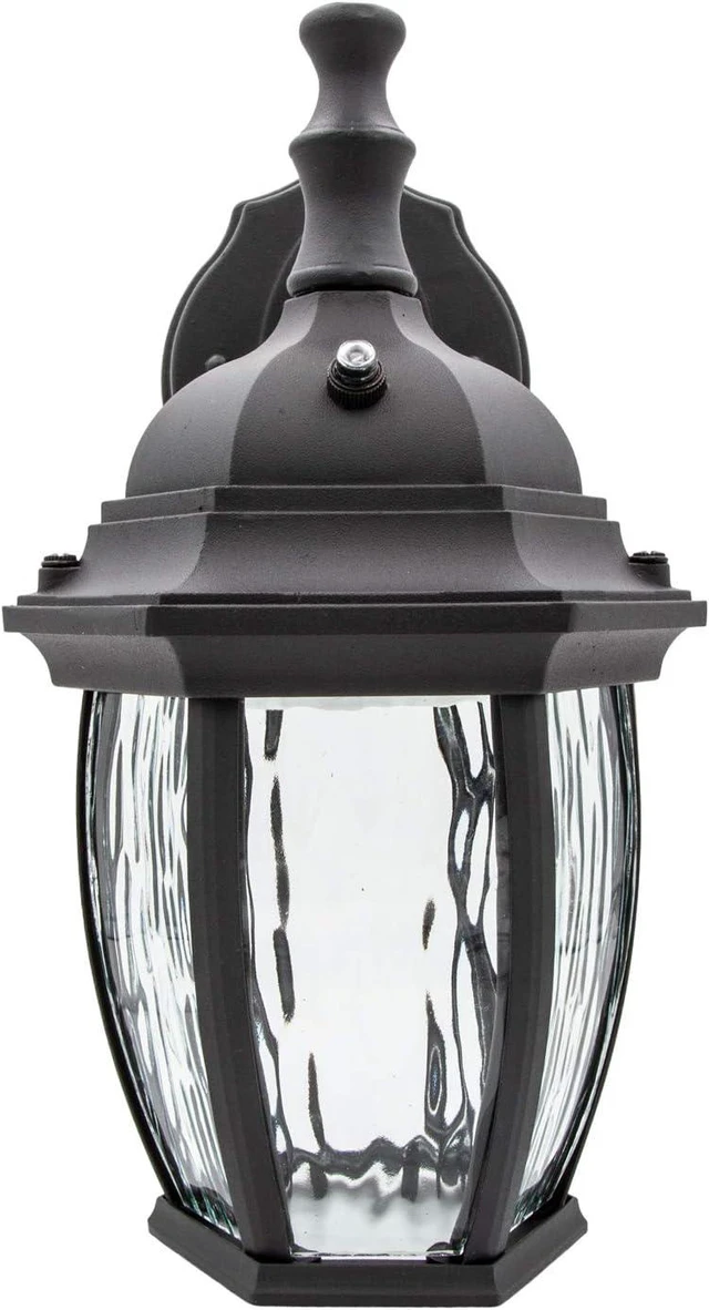 Alt view image 2 of 7 - Maxxima LED Black Outdoor Wall Light, 580 Lumens 3000K, Dusk to Dawn Sensor