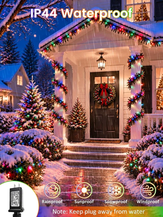 Alt view image 3 of 7 - 100 LED Smart Color Changing Halloween Fairy Lights App Control with Remote