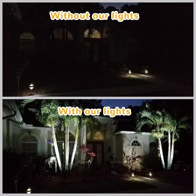 Alt view image 4 of 7 - URPOWER Solar Spot Lights Outdoor Adjustable Spotlights, 1 Pack Cool White