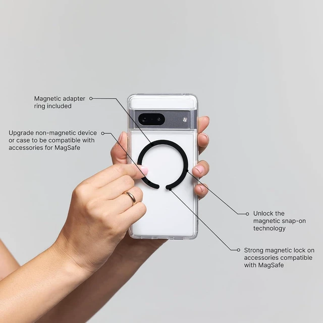 Alt view image 6 of 6 - Cat Sitting On Crescent Moon Flowers Stars Drawing Women PopSockets PopWallet for MagSafe