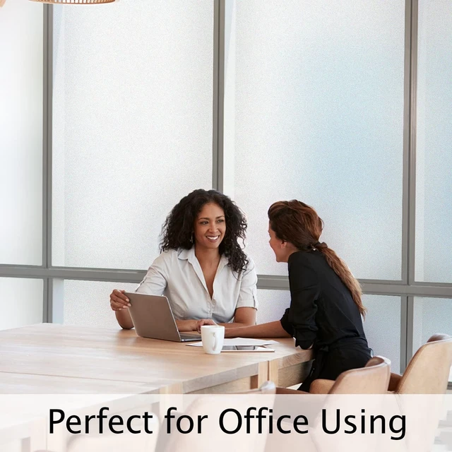Alt view image 4 of 7 - Frosted Glass Window Privacy Film,Static Cling 35.4 in x 6.5 ft