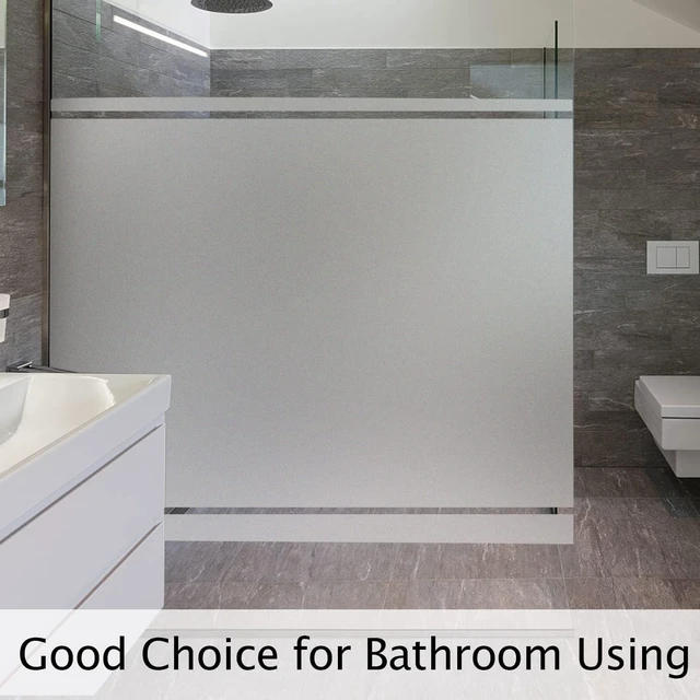 Alt view image 5 of 7 - Frosted Glass Window Privacy Film,Static Cling 35.4 in x 6.5 ft