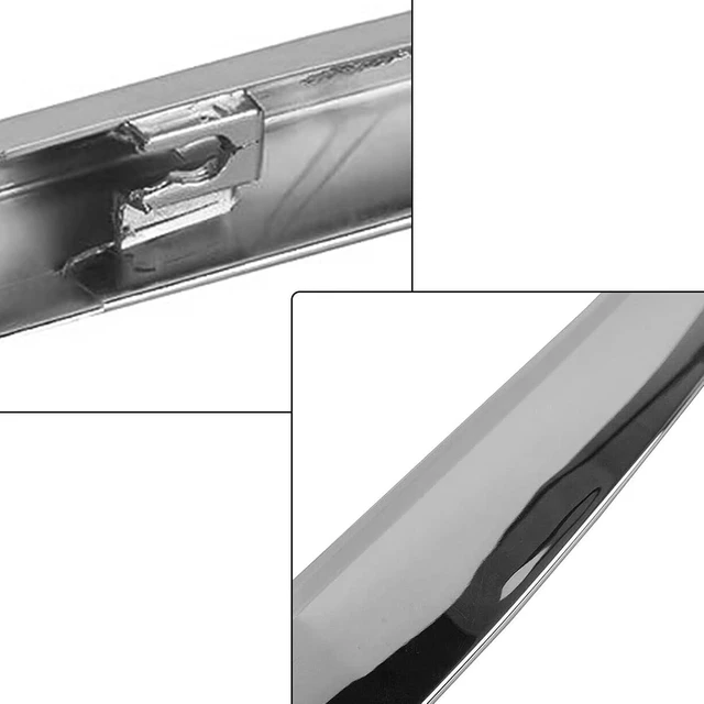 Alt view image 3 of 7 - Front Hood Molding Trim Chrome Grille Compatible with 2010-2016 Cadillac SRX Replaces GM1235120 / 22774203