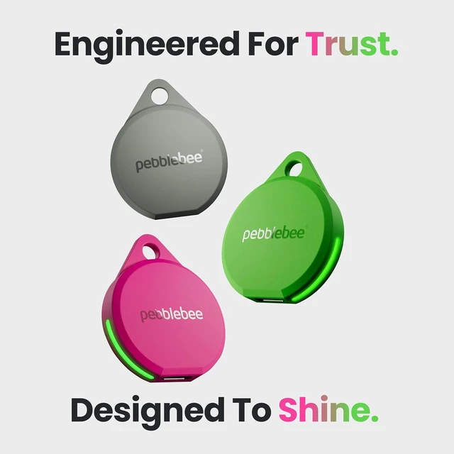 Alt view image 2 of 7 - Pebblebee Clip 5 Bluetooth Tracker Tag for Keys & Bags, 130dB Siren