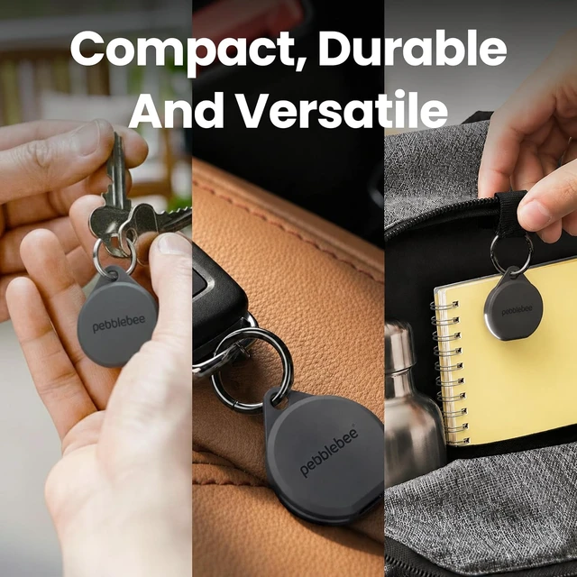 Alt view image 5 of 7 - Pebblebee Clip 5 Bluetooth Tracker Tag for Keys & Bags, 130dB Siren