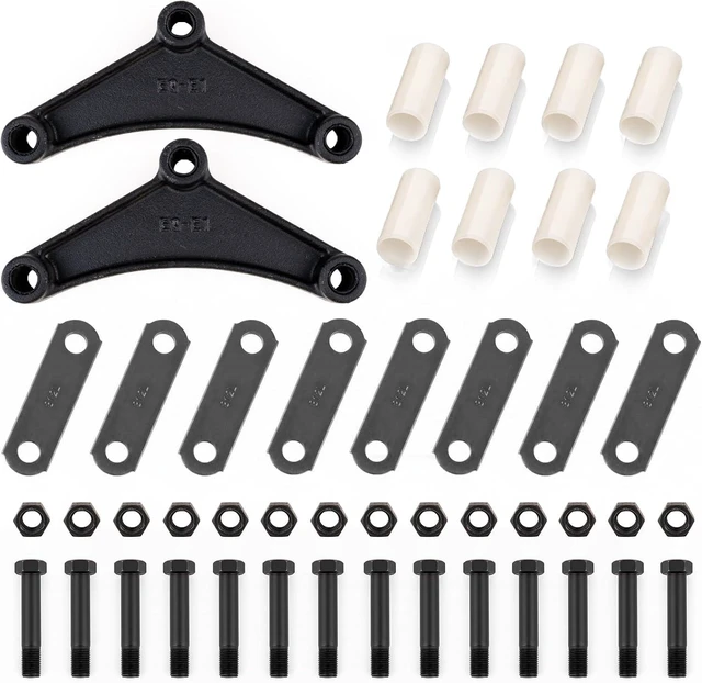 Main image of Heavy-Duty Trailer Shackle Leaf Spring Kit 3.5K-7.2K Axles