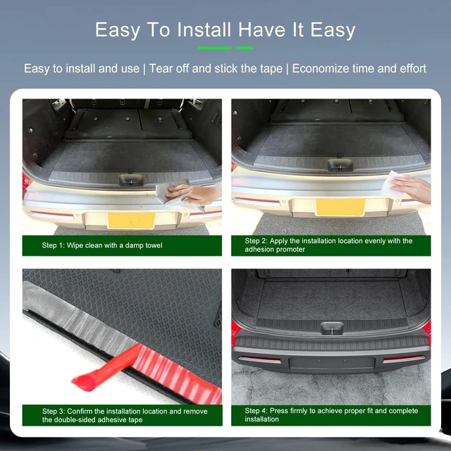 Alt view image 7 of 7 - Rear Bumper Protector Compatible with 2022-2026 Nissan Pathfinder