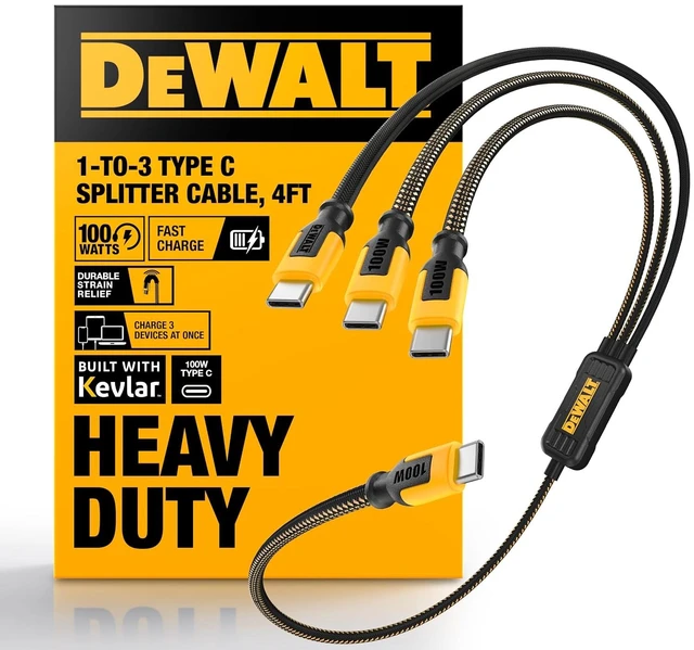 Main image of 100W Smart USB-C to USB-C Splitter Data Transfer & Fast Charging (72 Inch)