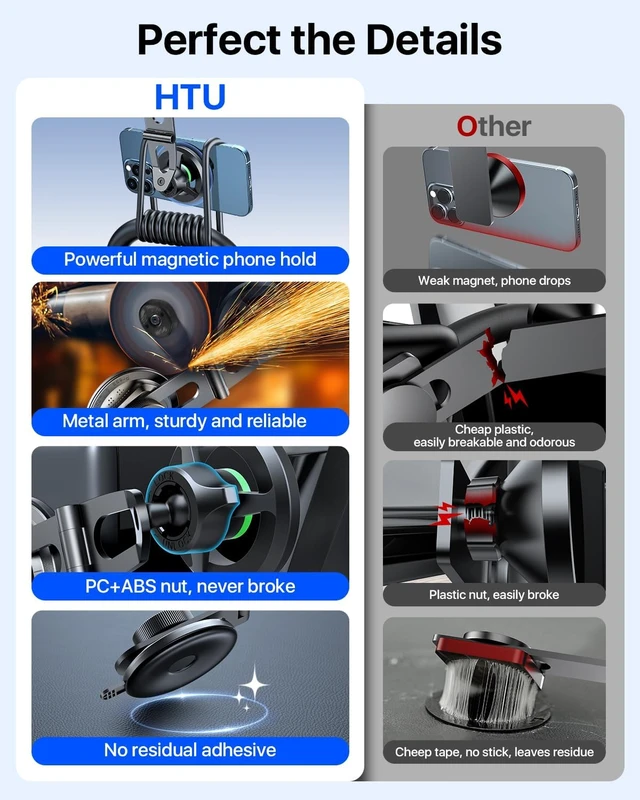 Alt view image 7 of 7 - Tesla Phone MountStrongest Magnet Power Foldable Hidden Tesla Phone Holder Fit for All Phone, Tesla Model 3 Model Y for MagSafe Car Mount, Tesla Model 3,Tesla Model Y Accessories,Black