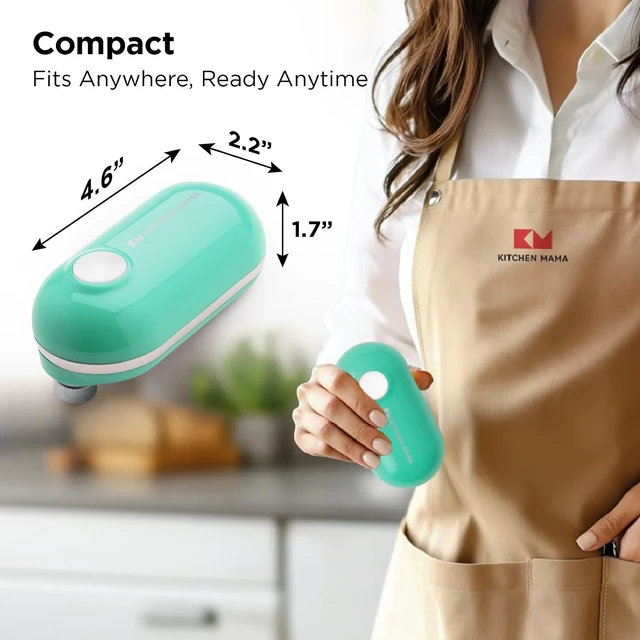 Alt view image 3 of 6 - Mini Plus Electric Can Opener, Teal