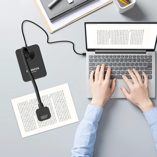 Alt view image 7 of 7 - AlKOR Document Camera for Teaching, Manual Focus USB Webcam with Microphone