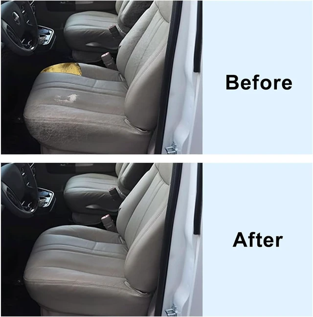 Alt view image 3 of 7 - Gray Leather Driver or Passenger Bottom Replacement Seat Cover Fit for Chevy Express Fit for GMC Savana Work Van 1500 2500 3500 2003 2004 2005 2006 2007 2008 2009 2010 2011 2012 2013 2014