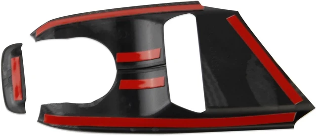 Alt view image 5 of 5 - Carbon Fiber Gear Shift Panel Cover Trim for Chevrolet Corvette C8 2020-2025 (Knob Control Panel)