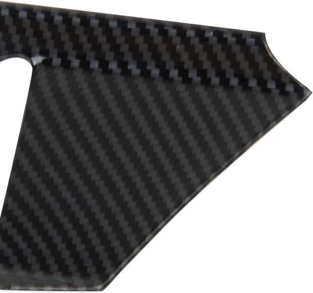 Alt view image 4 of 5 - Carbon Fiber Gear Shift Panel Cover Trim for Chevrolet Corvette C8 2020-2025 (Knob Control Panel)