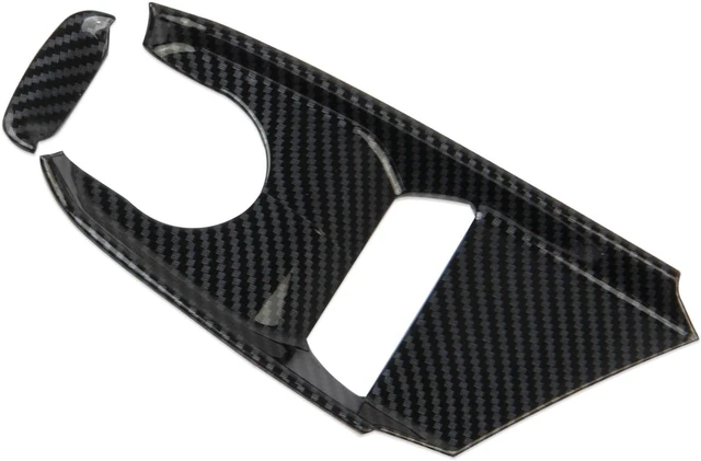Alt view image 2 of 5 - Carbon Fiber Gear Shift Panel Cover Trim for Chevrolet Corvette C8 2020-2025 (Knob Control Panel)