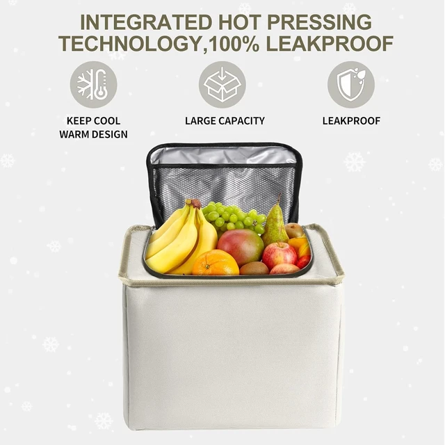 Alt view image 4 of 6 - Car Trunk Organizer, Sturdy Storage with Insulated Leakproof Cooler Bag