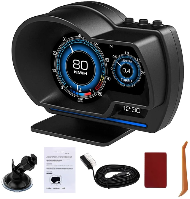 Main image of OBD2 Gauge Display Speedometer for Car All in One with Dual System