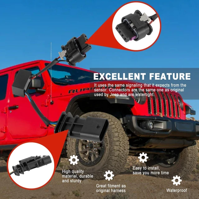 Alt view image 3 of 7 - Z-LKR-OEM Locker Sensor Bypass Harness Replacement for Jeep Wrangler JL/JLU and Gladiator JT Rubicon 18-26