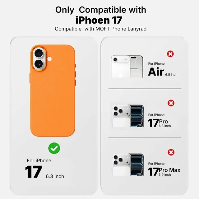 Alt view image 3 of 7 - Heritage Series Premium Leather Case, MagSafe Compatible with Capacitive Camera Control Button, Full Metal Buttons & Camera Frame Orange