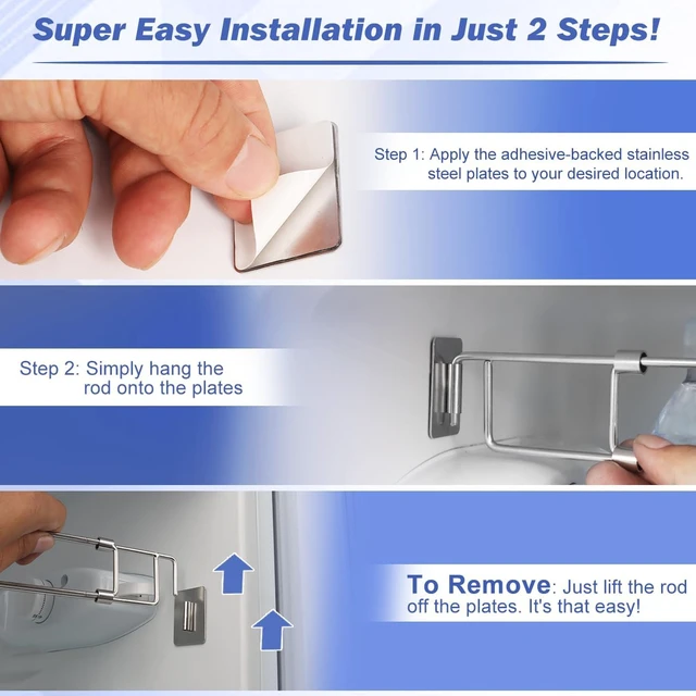 Alt view image 6 of 6 - RV Fridge Bars, Adjustable Refrigerator Organizer Camper Cabinets Storage