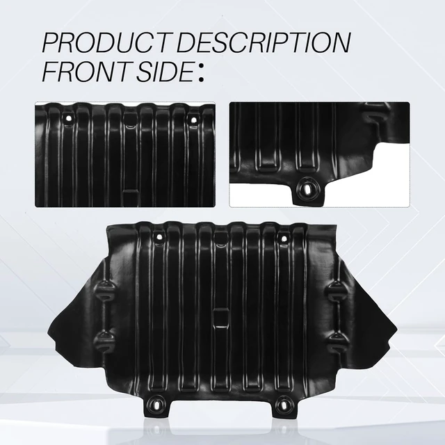 Alt view image 4 of 7 - Front Lower Engine Splash Shield Center Under Cover Fits Chevy Silverado