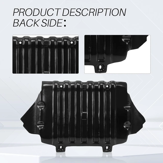 Alt view image 5 of 7 - Front Lower Engine Splash Shield Center Under Cover Fits Chevy Silverado