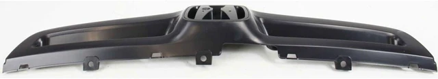 Alt view image 7 of 7 - New Front Grille Painted Black With emblem provision Direct Replacement For Honda Accord 2003-2005 71121SDAA00 HO1200157