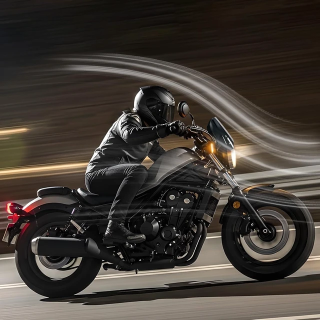 Alt view image 2 of 7 - Motorcycle Windshield Deflector for Rebel 500 300