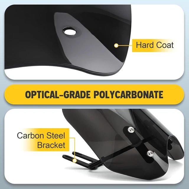 Alt view image 3 of 7 - Motorcycle Windshield Deflector for Rebel 500 300