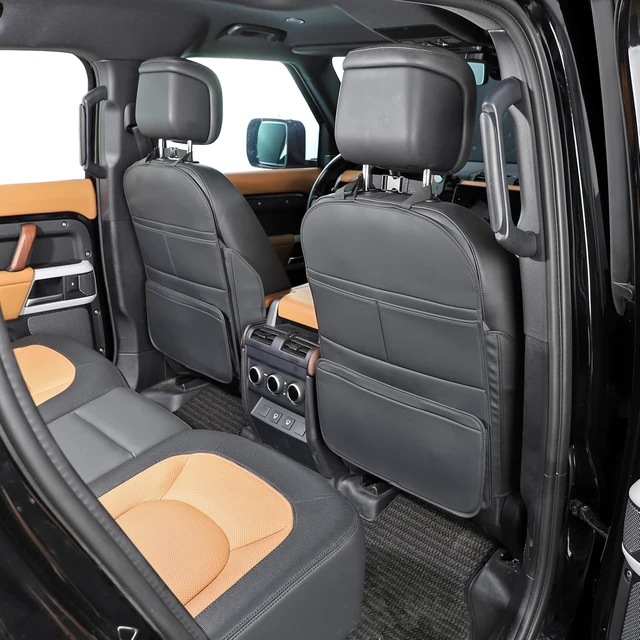 Alt view image 3 of 7 - Seat Back Protector,Shields Seat Backs From Kicks and Adds Storage