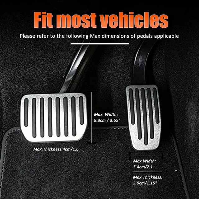 Alt view image 2 of 7 - Gas and Brake Pedal Extenders for Short Drivers - Adjustable Length & Angle, Anti-Slip Metal Construction, Compatible with Cars, Go Karts & Ride-On Toys, Easy Installation & Universal Fit