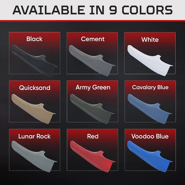 Alt view image 6 of 6 - Car Door Handle Cover Compatible with Toyota Tacoma (2016-2023)
