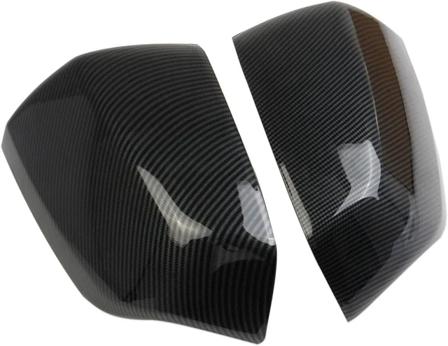 Alt view image 2 of 6 - Carbon Fiber Side Door Mirror Cover Molding Trim for GMC Yukon/Yukon XL for Chevrolet Tahoe Suburban 2021-2026