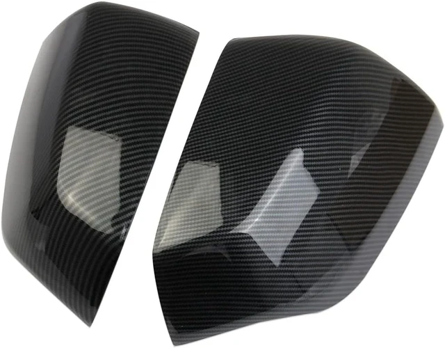 Alt view image 3 of 6 - Carbon Fiber Side Door Mirror Cover Molding Trim for GMC Yukon/Yukon XL for Chevrolet Tahoe Suburban 2021-2026