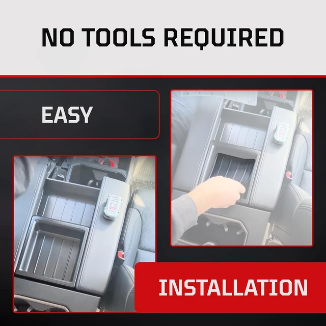 Alt view image 6 of 6 - Console Organizer Tray Liner, Tundra SR/SR5/Limited 2022-2026