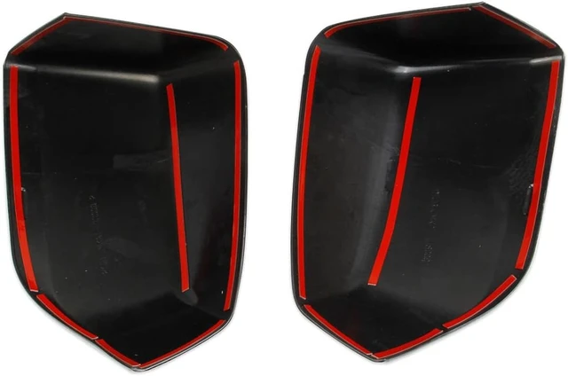 Alt view image 6 of 6 - Carbon Fiber Side Door Mirror Cover Molding Trim for GMC Yukon/Yukon XL for Chevrolet Tahoe Suburban 2021-2026