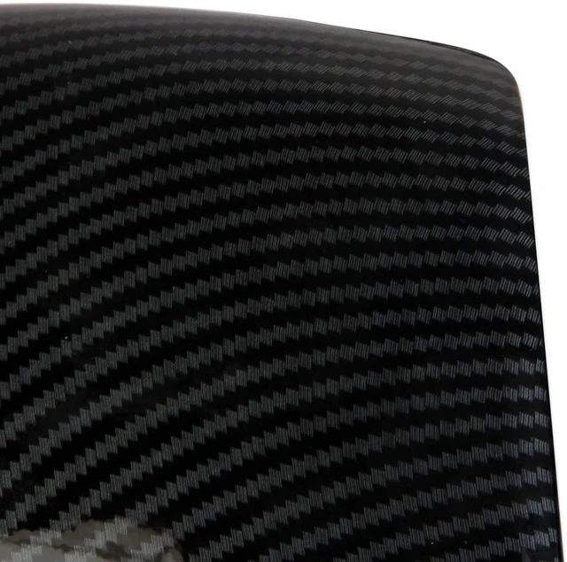 Alt view image 4 of 6 - Carbon Fiber Side Door Mirror Cover Molding Trim for GMC Yukon/Yukon XL for Chevrolet Tahoe Suburban 2021-2026