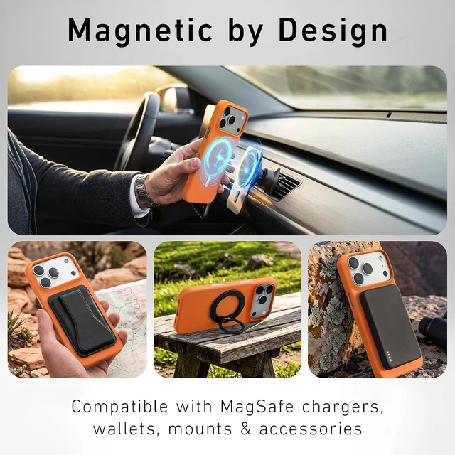 Alt view image 3 of 7 - Magnetic Case for iPhone 18 Pro Max (Natural)