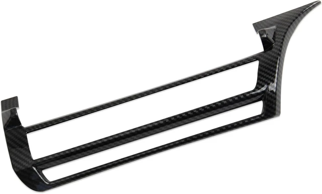 Alt view image 2 of 6 - Carbon Fiber Style Center Console AC Switch Panel Air Vent Cover Trim Accessories for 2025-2026 Toyota Camry