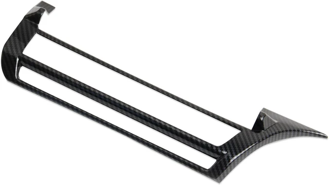 Alt view image 3 of 6 - Carbon Fiber Style Center Console AC Switch Panel Air Vent Cover Trim Accessories for 2025-2026 Toyota Camry