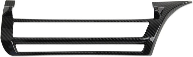 Alt view image 5 of 6 - Carbon Fiber Style Center Console AC Switch Panel Air Vent Cover Trim Accessories for 2025-2026 Toyota Camry