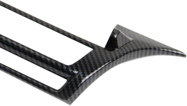Alt view image 4 of 6 - Carbon Fiber Style Center Console AC Switch Panel Air Vent Cover Trim Accessories for 2025-2026 Toyota Camry
