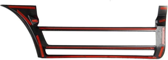 Alt view image 6 of 6 - Carbon Fiber Style Center Console AC Switch Panel Air Vent Cover Trim Accessories for 2025-2026 Toyota Camry