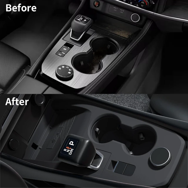 Alt view image 2 of 5 - Silicone Suitable fo 2021-2026 Nissan Rogue Center Console Panel Trim(Black