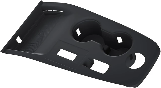 Alt view image 5 of 5 - Silicone Suitable fo 2021-2026 Nissan Rogue Center Console Panel Trim(Black