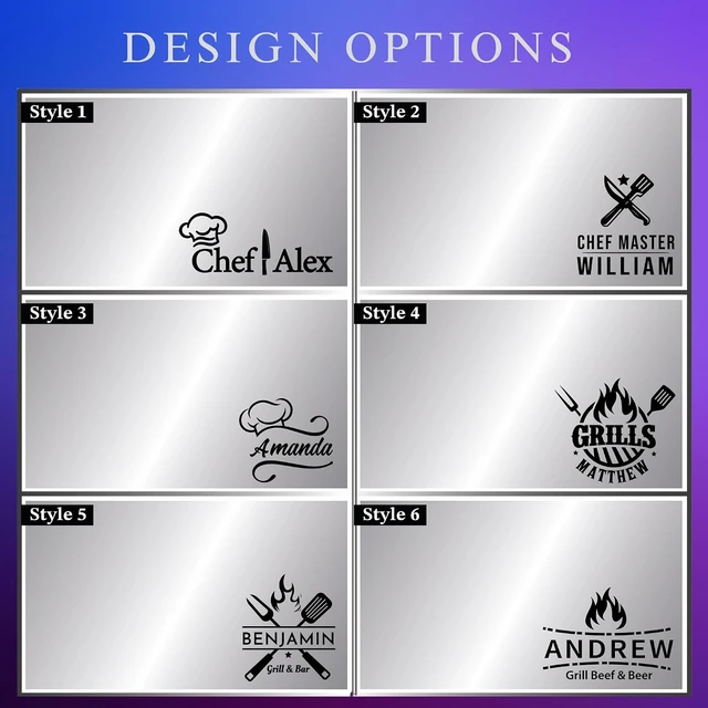 Alt view image 3 of 7 - Personalized Titanium Cutting Board, Pure Titanium, Stainless Steel Premium Custom Engraved Chopping Board Gift for Men, Women, Birthday, Anniversary, Valentine Day, Kitchen Chefs & BBQ Grill Lovers