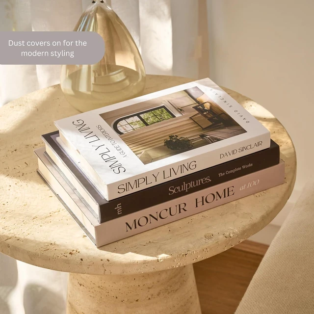 Alt view image 6 of 7 - Decorative Coffee Table Books, Set of 3 - Real Pages, Mid Century Modern