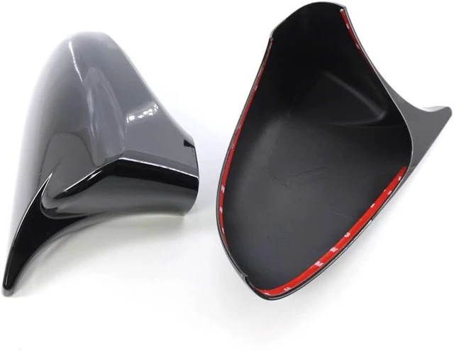 Alt view image 3 of 7 - Gloss Black M Style Mirror Cover Caps Fit for Lexxus IS200t IS250 IS300 ES300h GS350 2014-2020 8791A30D10A0 8791A30D10B1