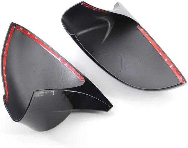 Alt view image 4 of 7 - Gloss Black M Style Mirror Cover Caps Fit for Lexxus IS200t IS250 IS300 ES300h GS350 2014-2020 8791A30D10A0 8791A30D10B1