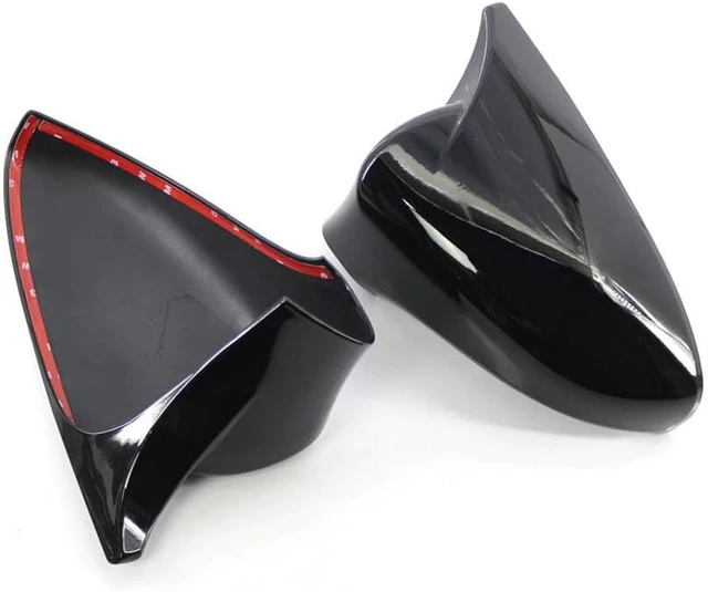 Alt view image 2 of 7 - Gloss Black M Style Mirror Cover Caps Fit for Lexxus IS200t IS250 IS300 ES300h GS350 2014-2020 8791A30D10A0 8791A30D10B1